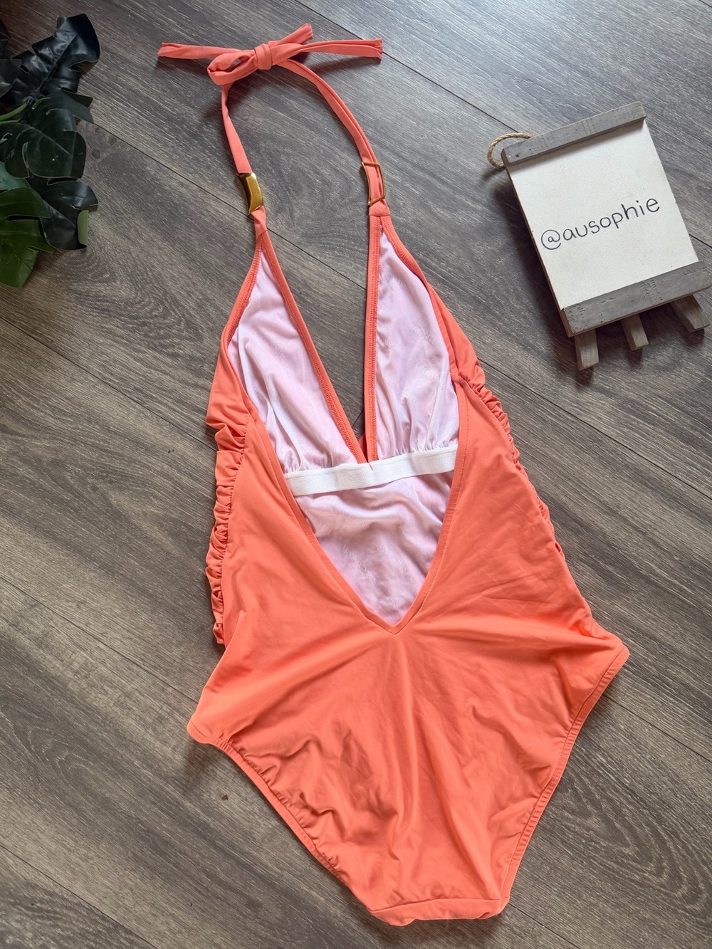 Lise Charmel Women Pink Déesse Lagon Seduction One-Piece Swimsuit Size M NWOT. - Picture 11 of 16